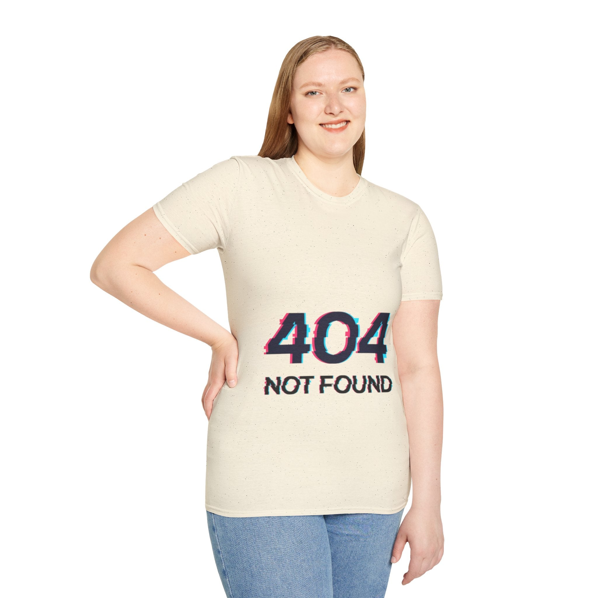 404 Error Shirt for Women – Quirky Tech Humor Tee, Casual Everyday Wear