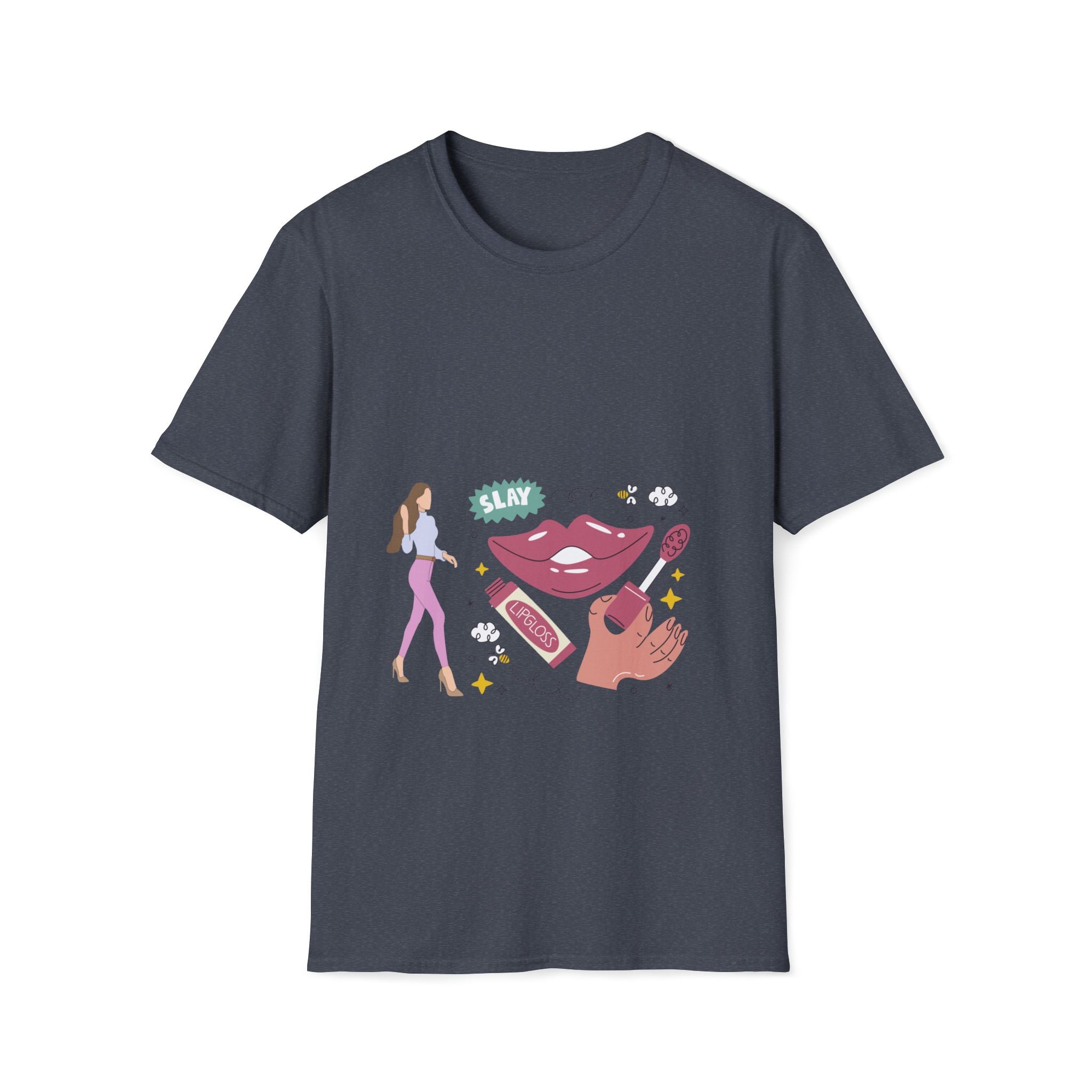 Slay All Day Graphic Tee, Women’s Empowerment T-Shirt, Chic Casual Wear, Gift for Stylish Friends