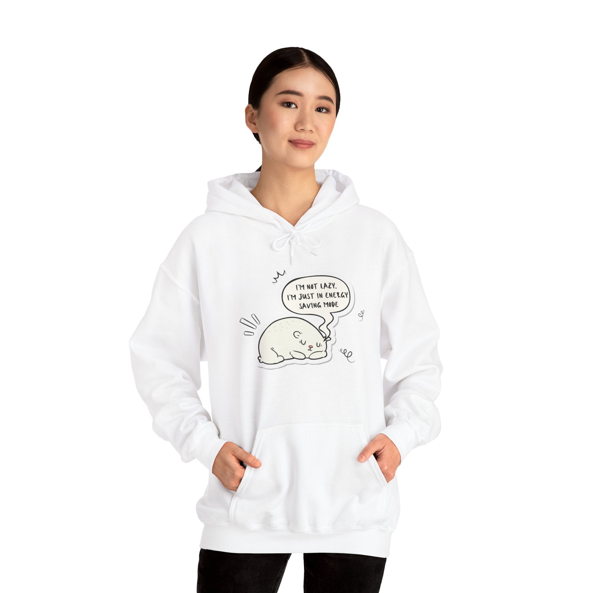 Cute Lazy Cat Hoodie - Unisex Hoodie