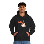 Hello Cat Hoodie – Cozy Unisex Graphic Sweatshirt