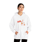 Hello Cat Hoodie – Cozy Unisex Graphic Sweatshirt