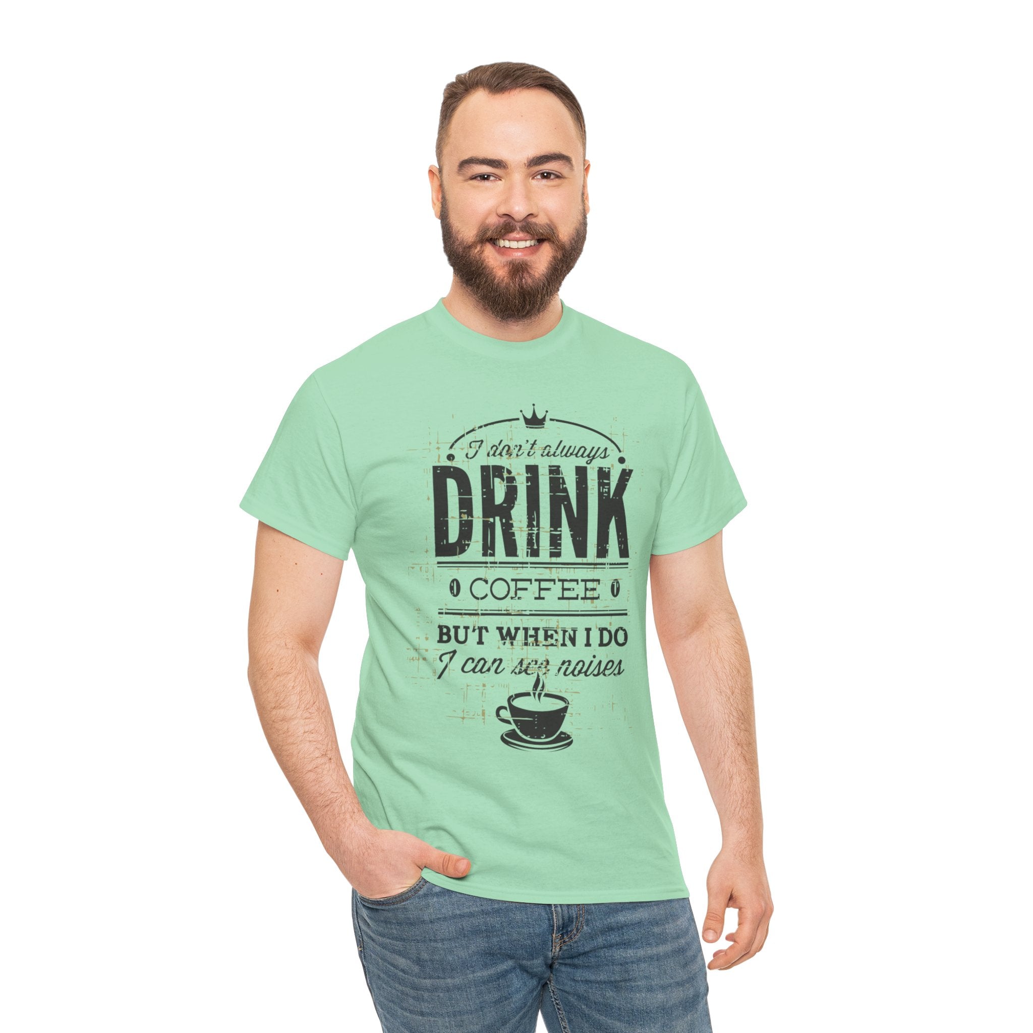 Coffee Lovers Unisex Heavy Cotton Tee - 'I Don't Always Drink Coffee, But When I Do...'