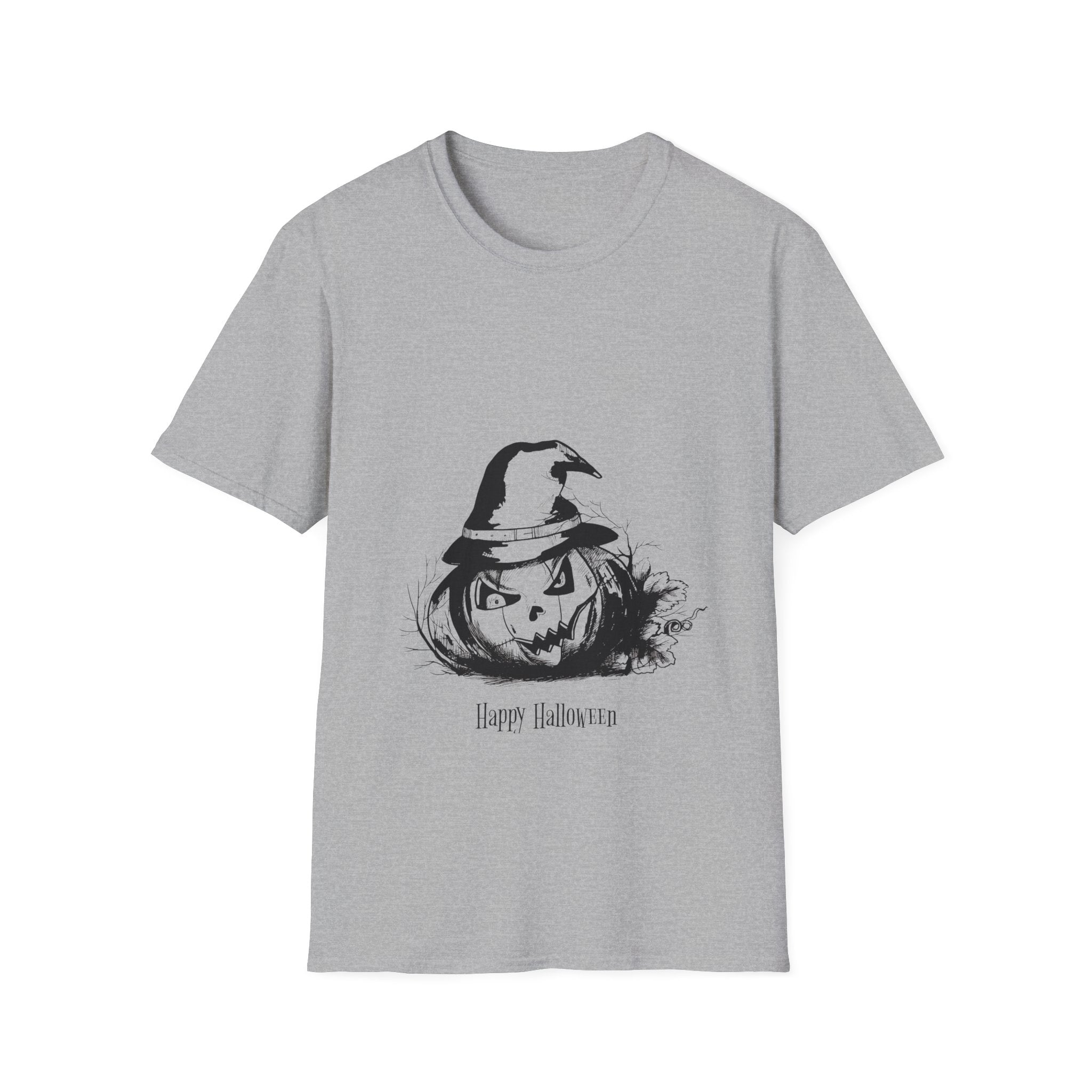 Halloween Pumpkin T-Shirt, Women Tee, Spooky Season Apparel, Trick or Treat Outfit