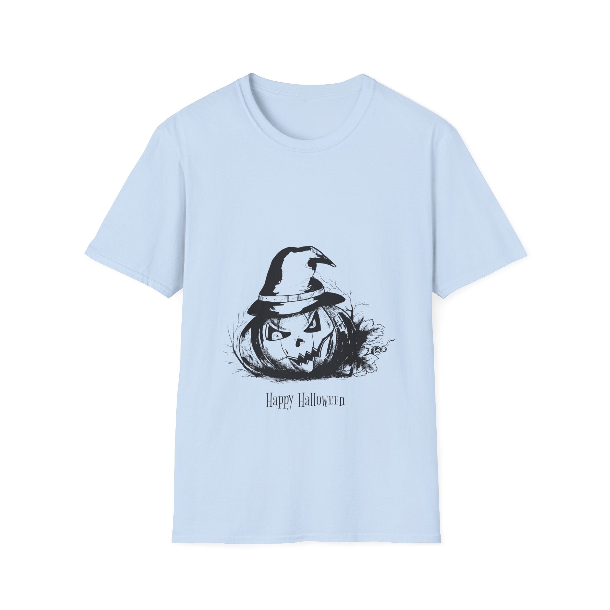 Halloween Pumpkin T-Shirt, Women Tee, Spooky Season Apparel, Trick or Treat Outfit
