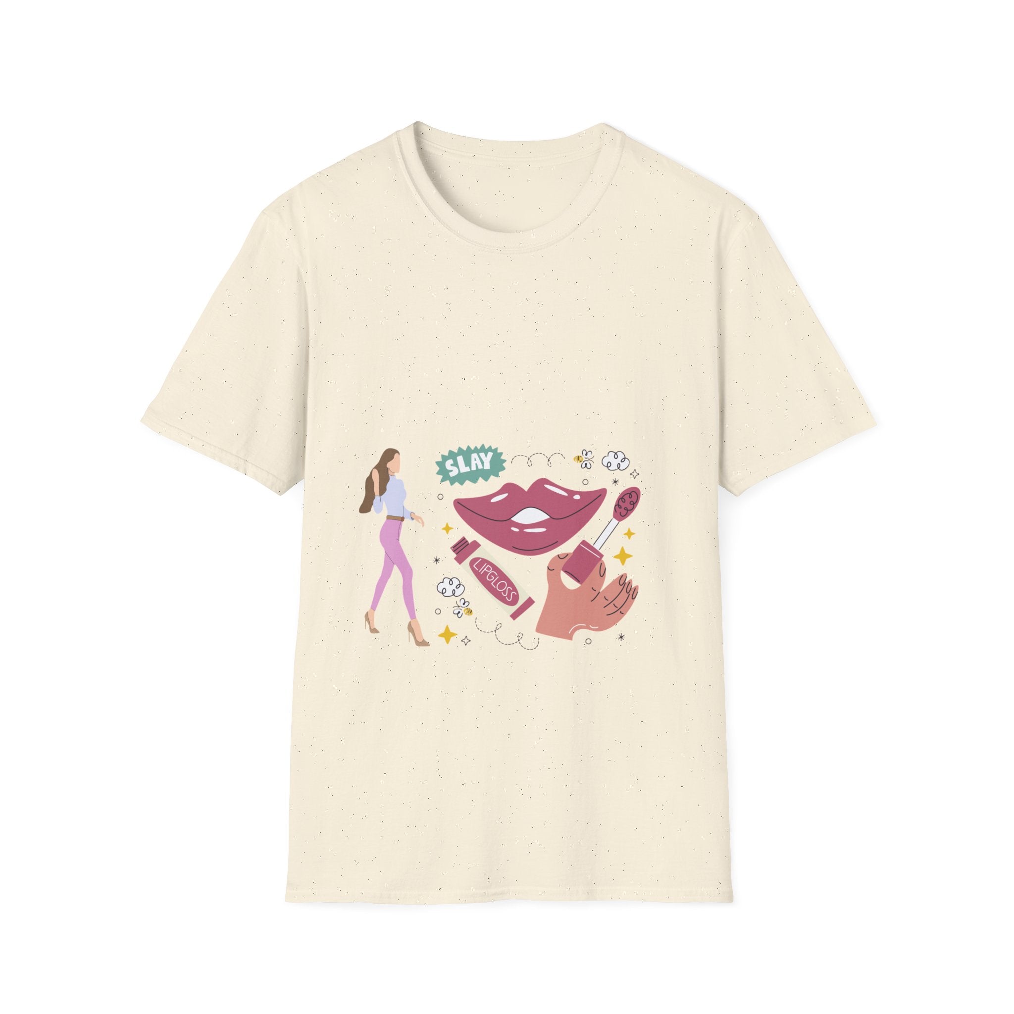 Slay All Day Graphic Tee, Women’s Empowerment T-Shirt, Chic Casual Wear, Gift for Stylish Friends