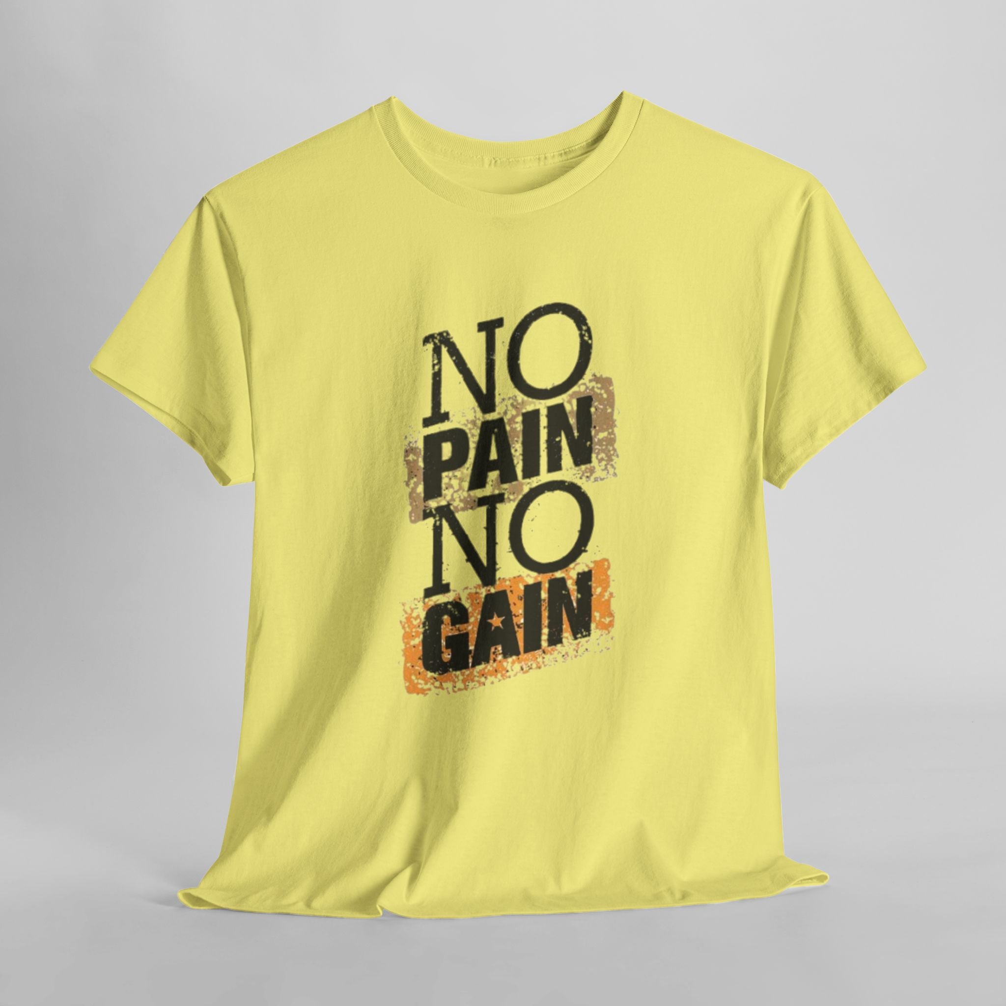 No Pain No Gain – Women’s Heavy Cotton Motivational T-Shirt