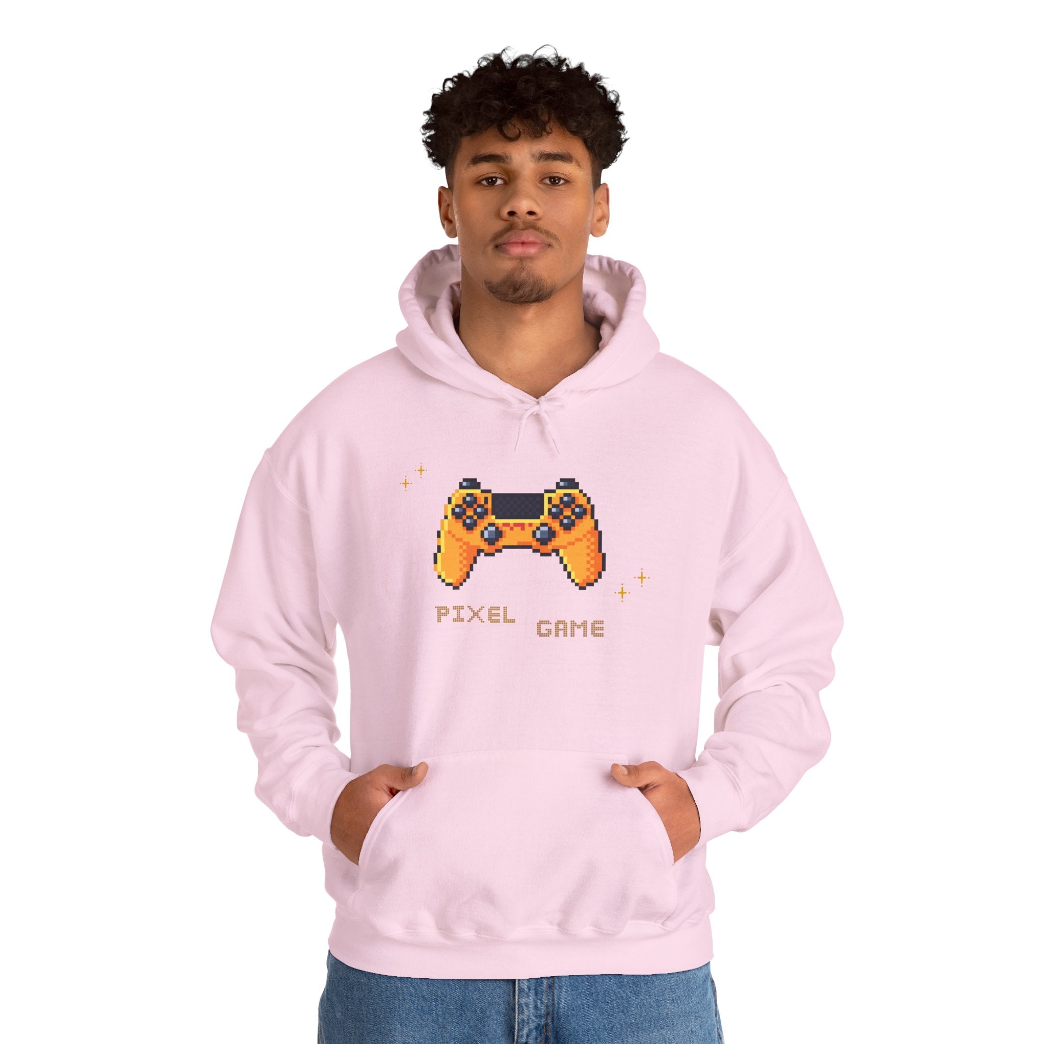 Pixel Game Hoodie – Retro Gaming Unisex Sweatshirt