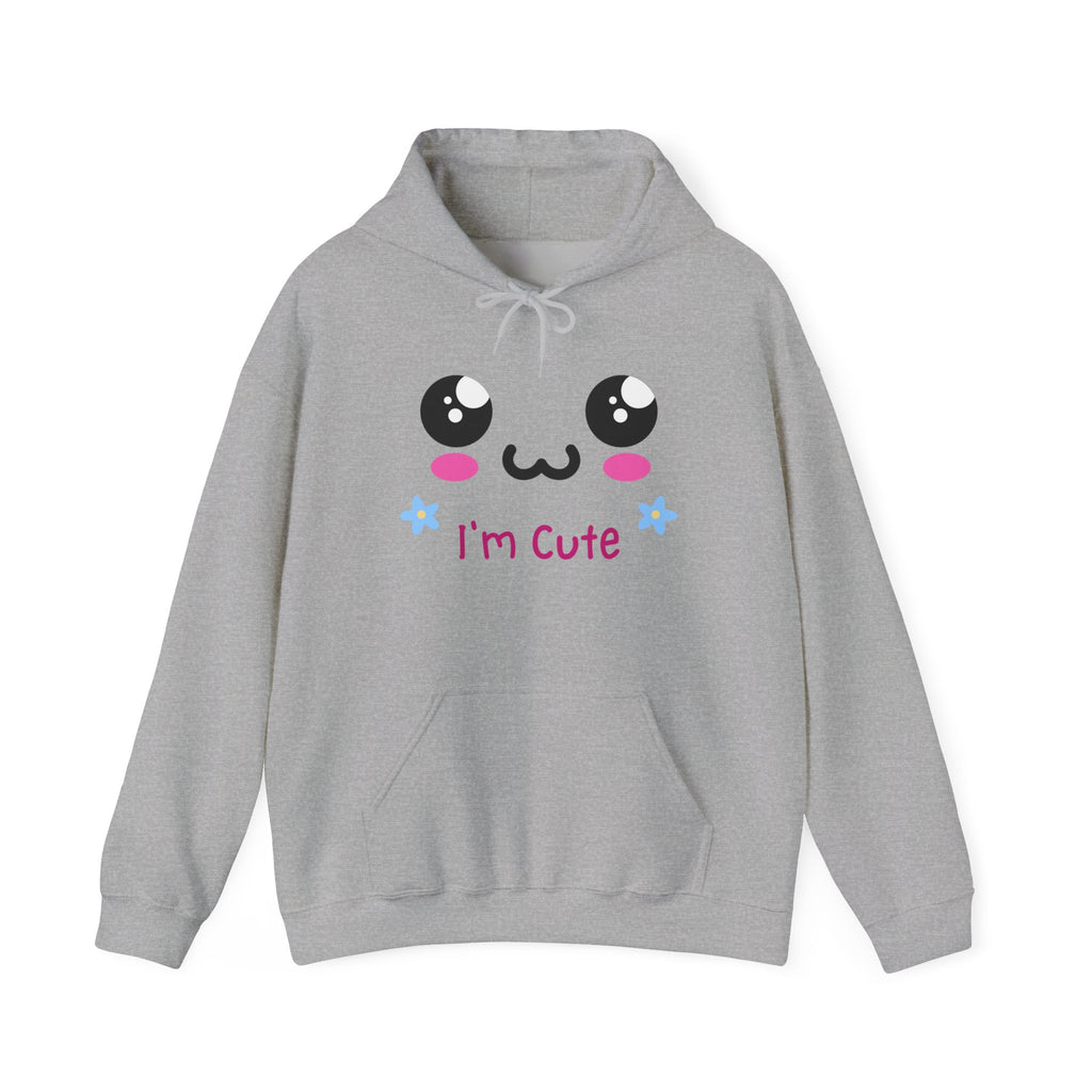 I’m Cute Kawaii Hoodie – Cozy Unisex Graphic Sweatshirt