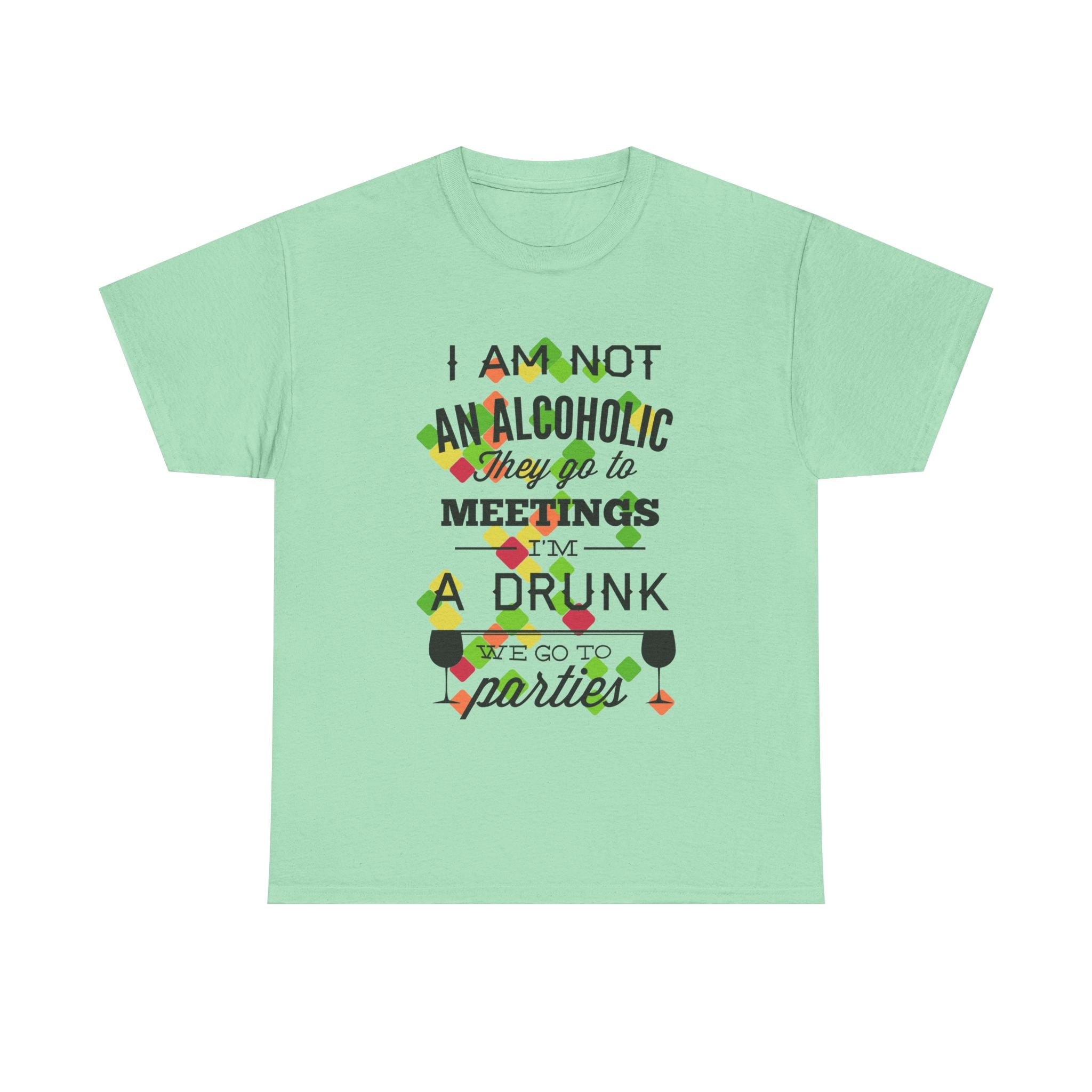 Party Mood Activated – Women’s Funny Drunk Heavy Cotton T-Shirt