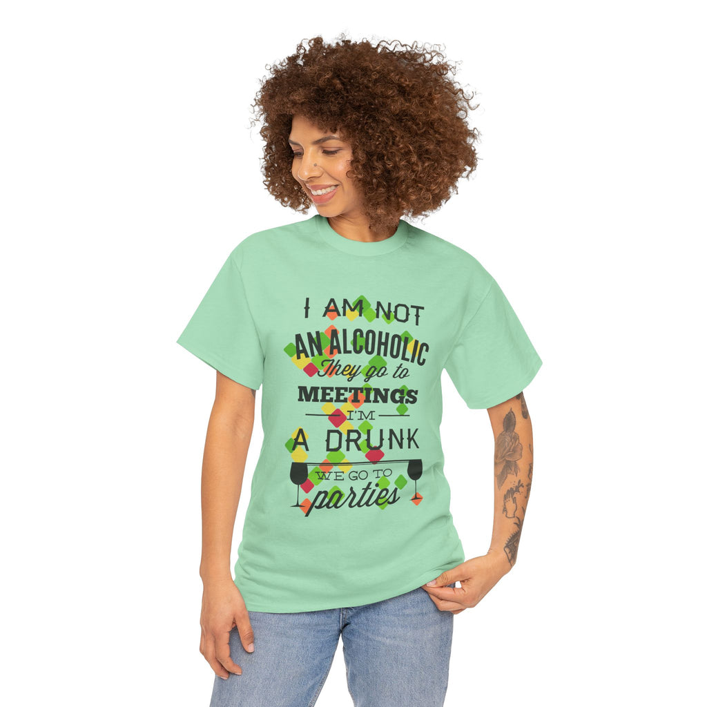 Party Mood Activated – Women’s Funny Drunk Heavy Cotton T-Shirt