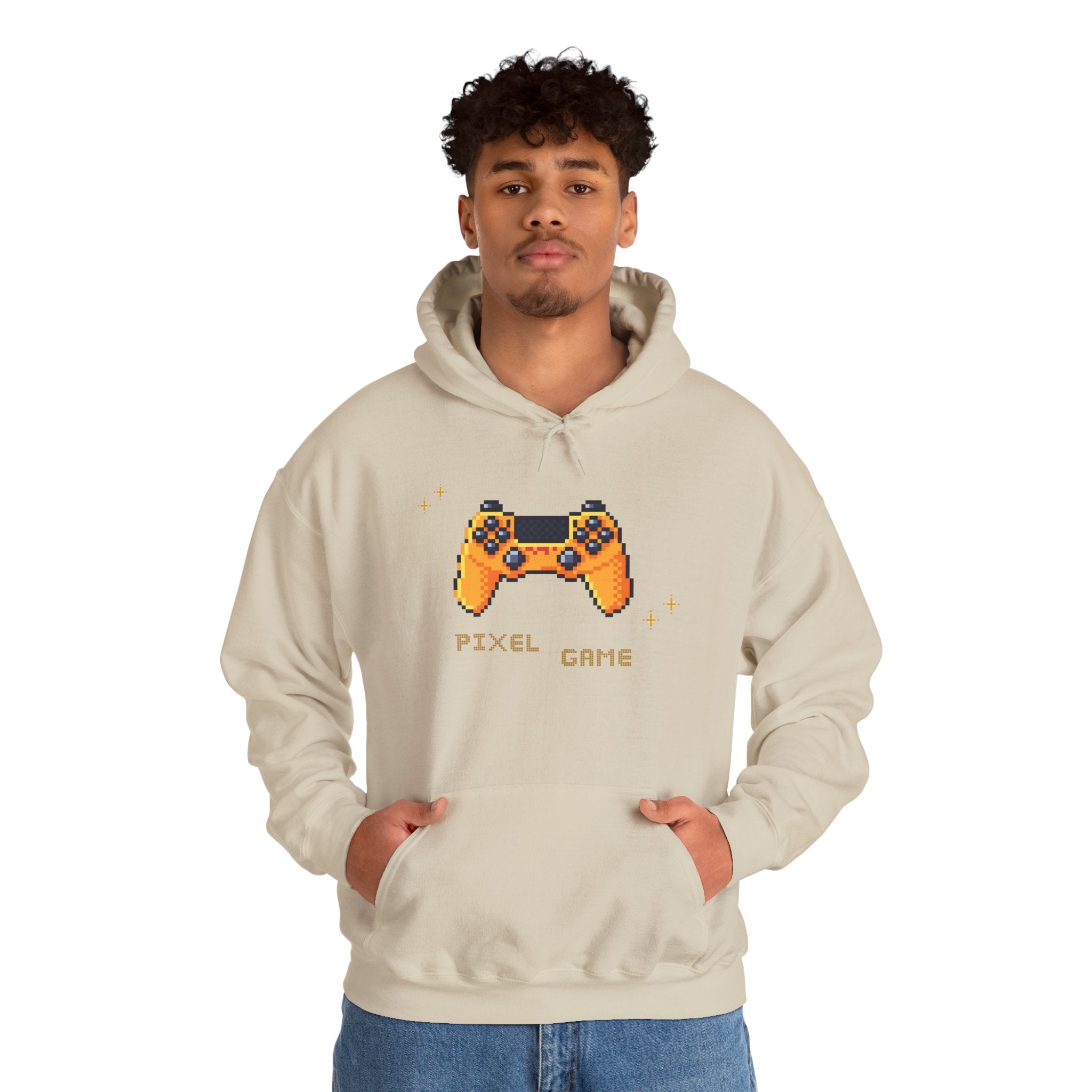 Pixel Game Hoodie – Retro Gaming Unisex Sweatshirt