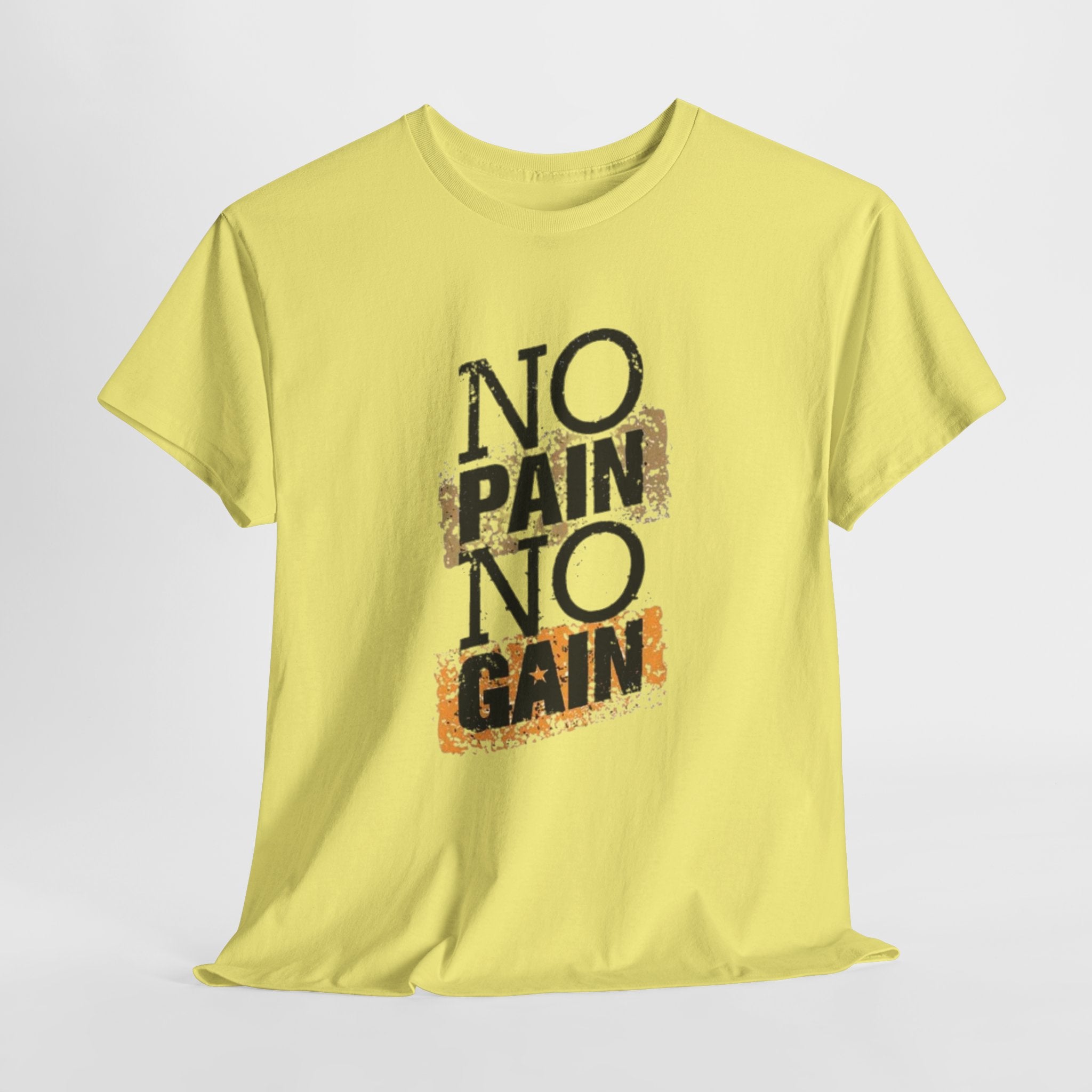 No Pain No Gain – Women’s Heavy Cotton Motivational T-Shirt
