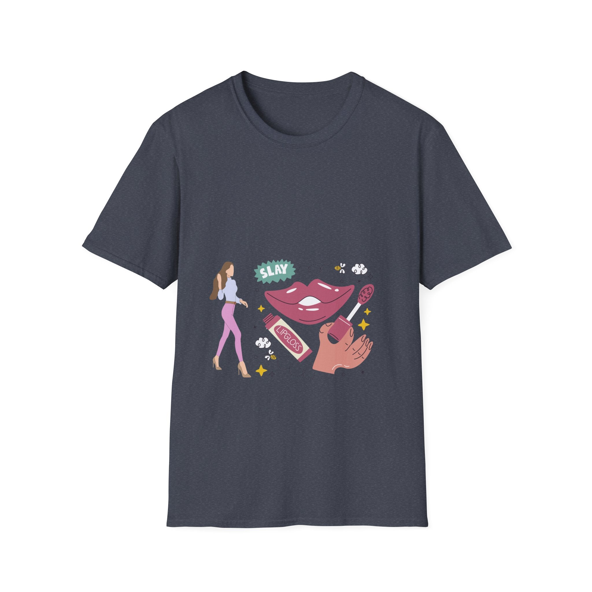 Slay All Day Graphic Tee, Women’s Empowerment T-Shirt, Chic Casual Wear, Gift for Stylish Friends