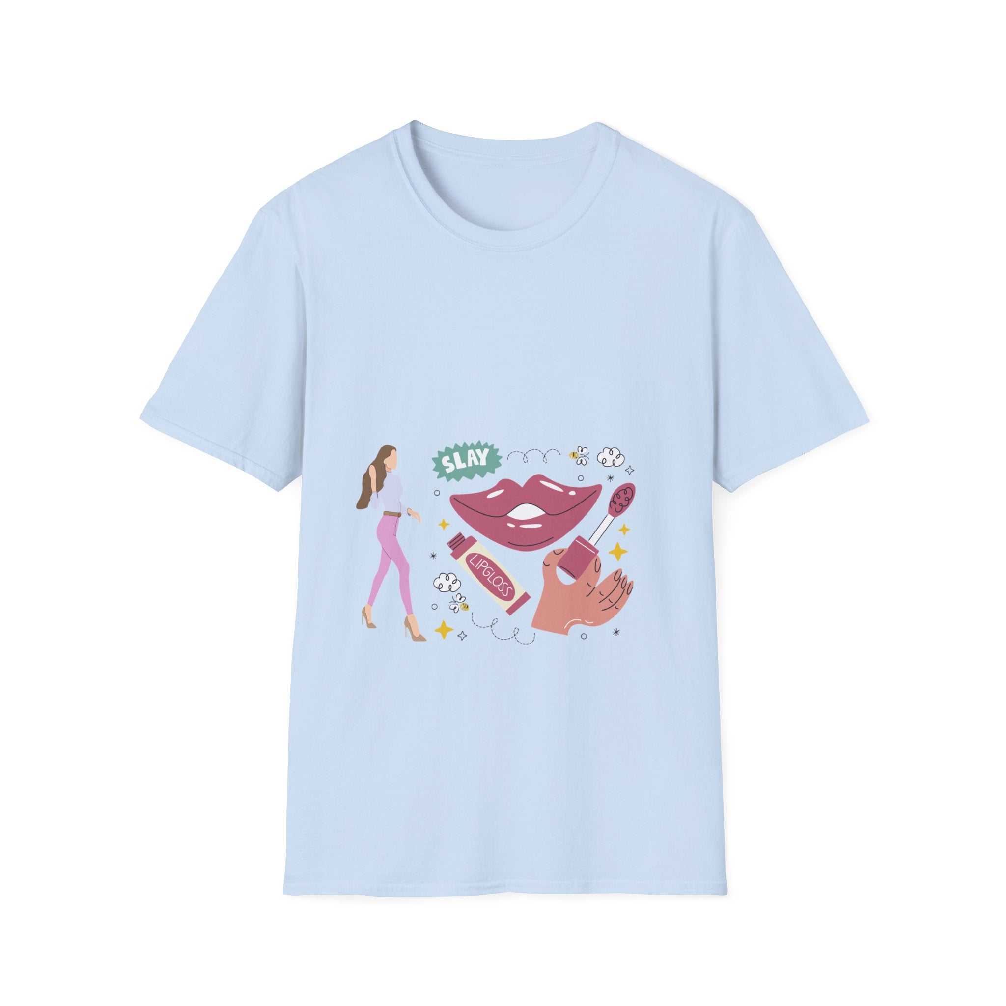 Slay All Day Graphic Tee, Women’s Empowerment T-Shirt, Chic Casual Wear, Gift for Stylish Friends