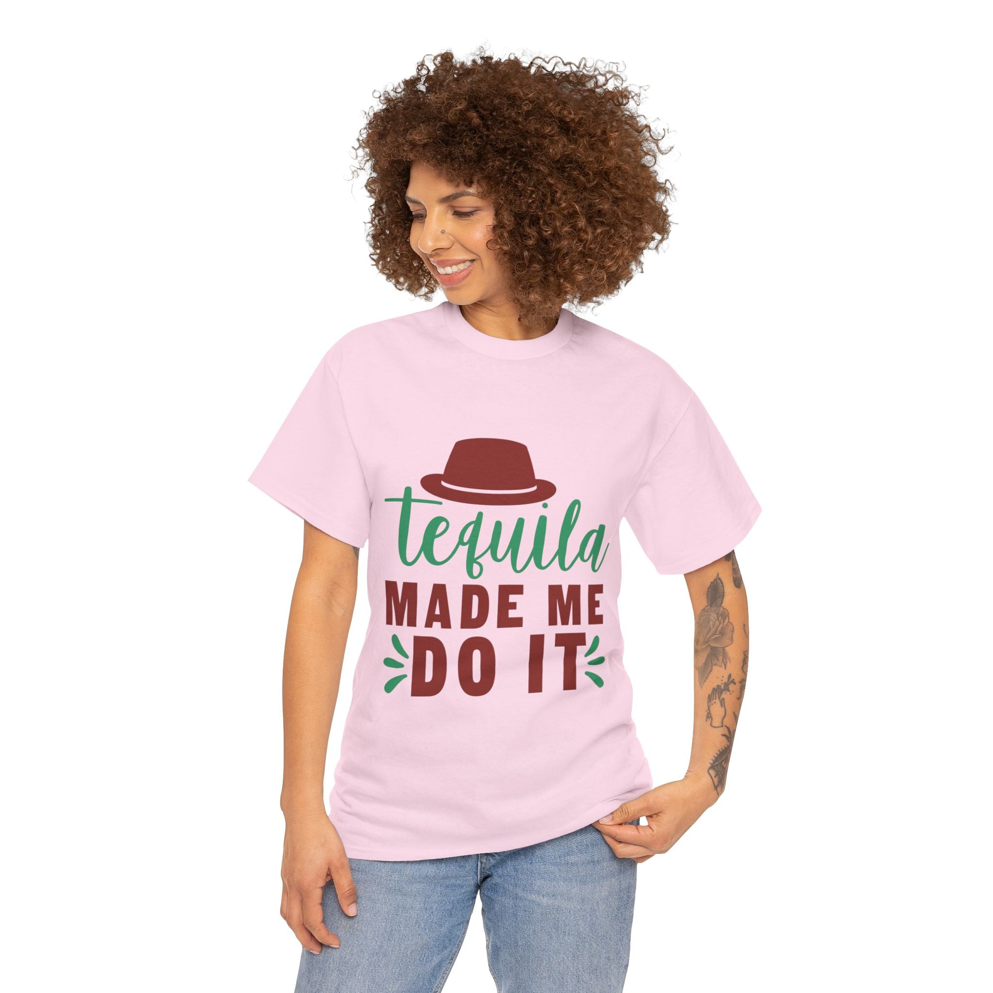 Tequila Made Me Do It – Women’s Heavy Cotton Party T-Shirt