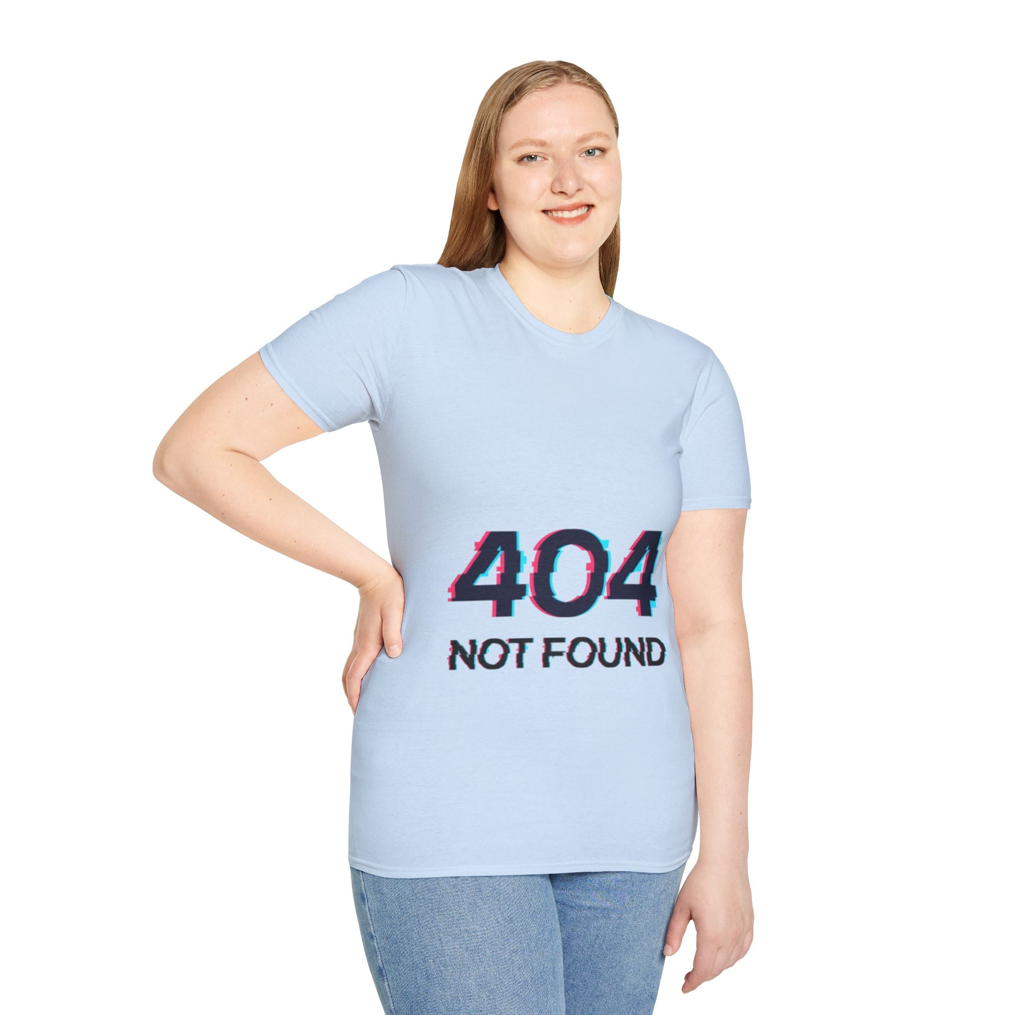 404 Error Shirt for Women – Quirky Tech Humor Tee, Casual Everyday Wear