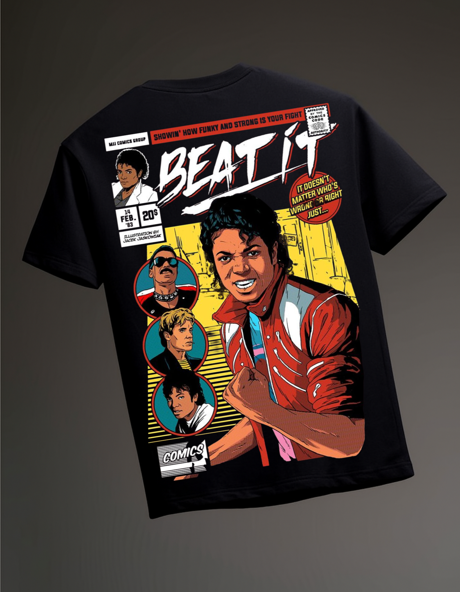 Michael Jackson streetwear Oversized T-shirt