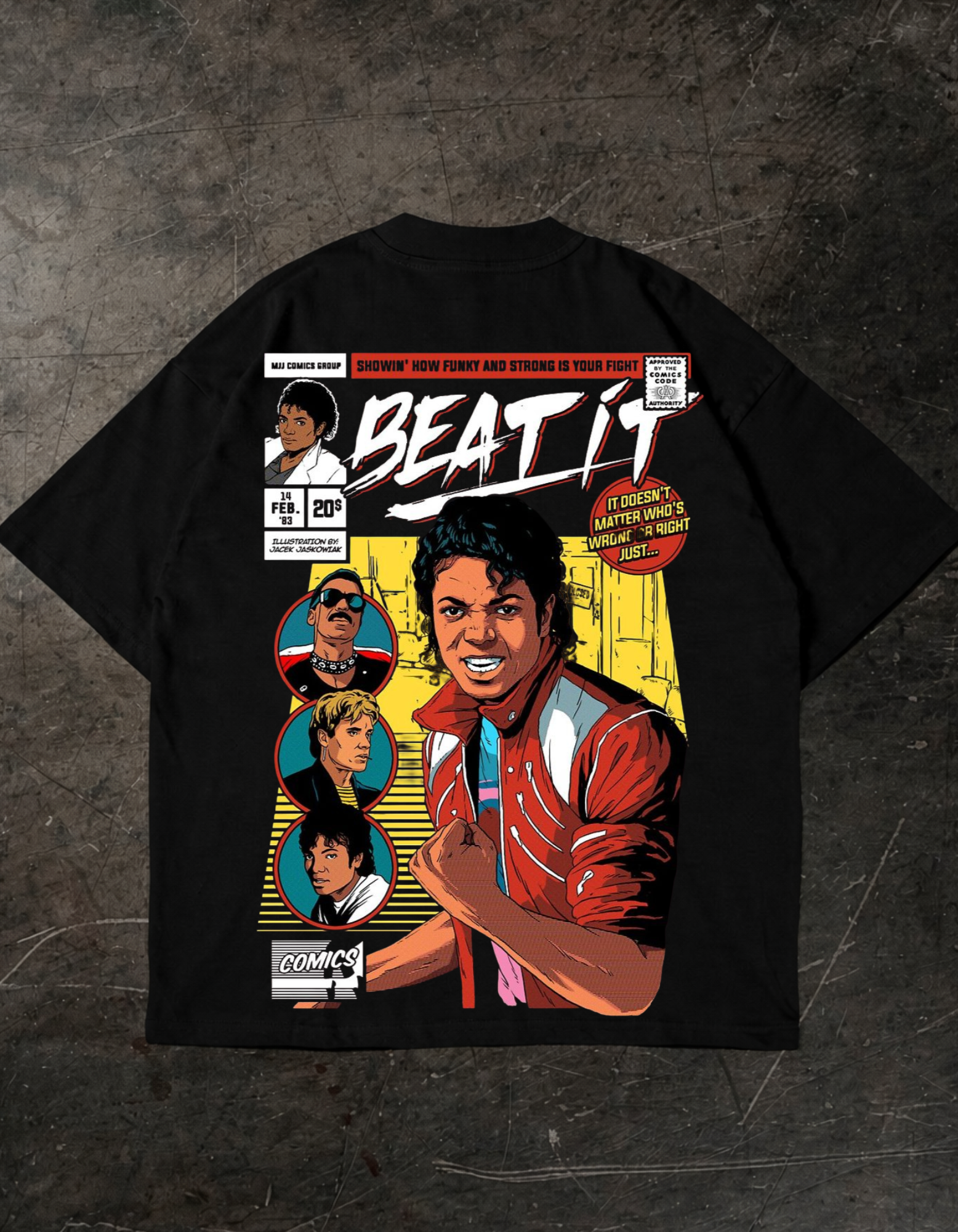 Michael Jackson streetwear Oversized T-shirt