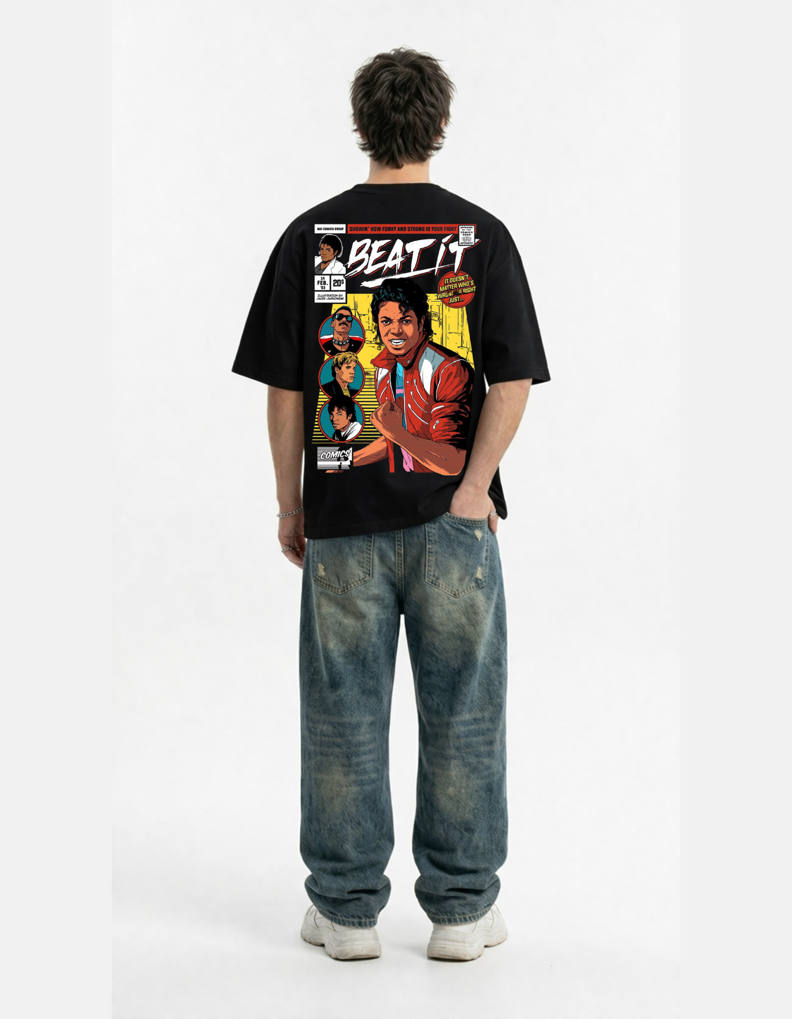 Michael Jackson streetwear Oversized T-shirt