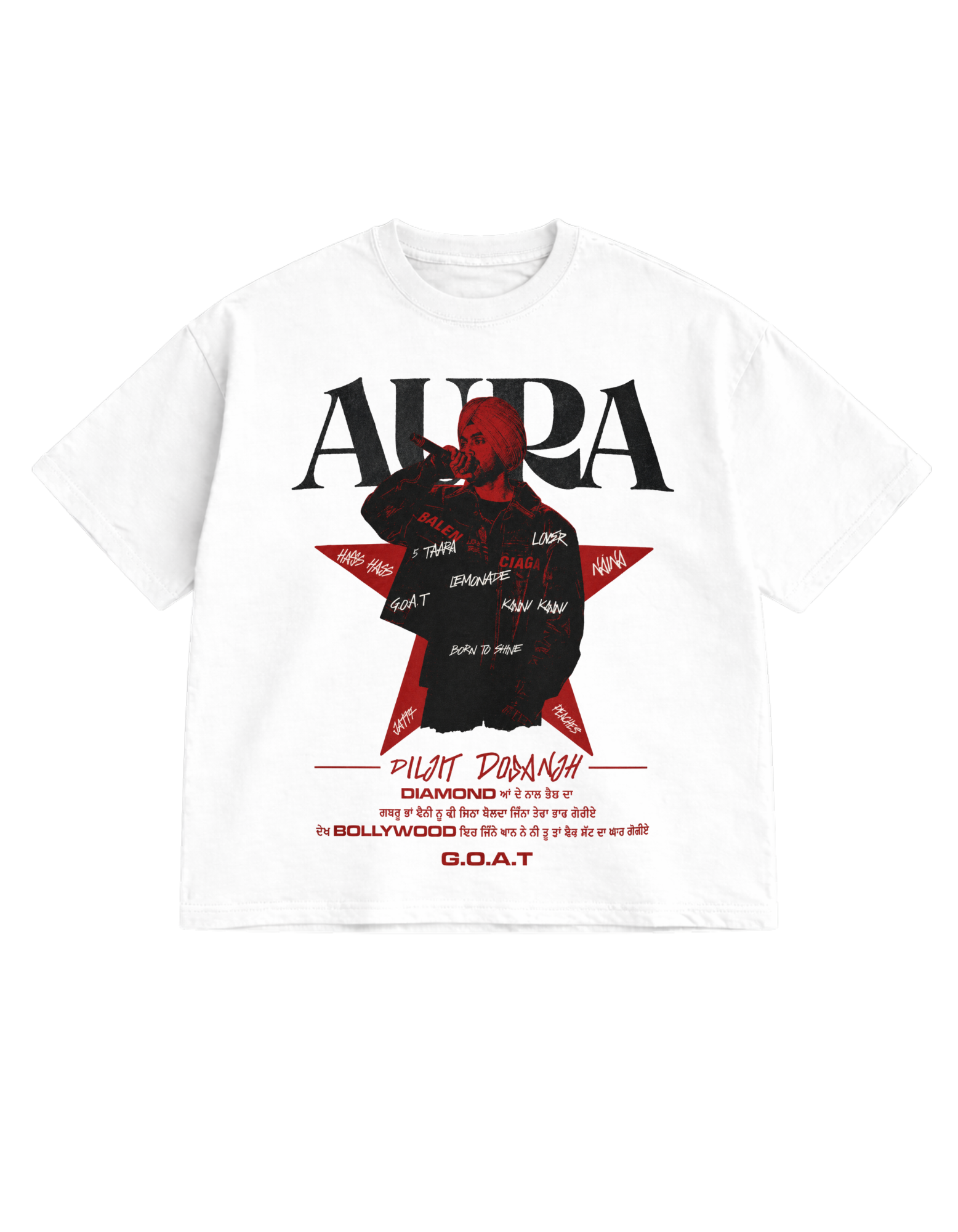 Diljit Dosanjh AURA Oversized T-shirt