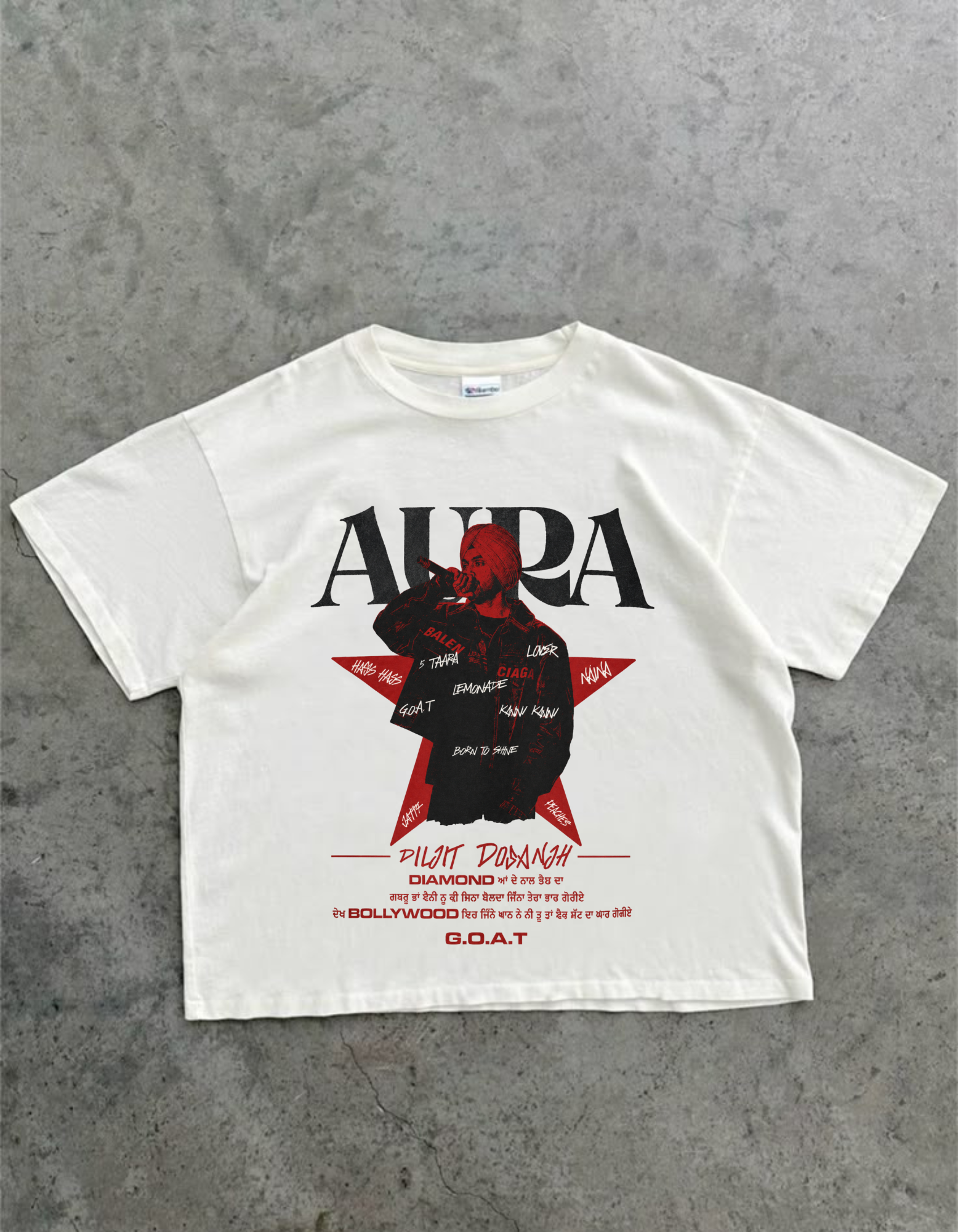 Diljit Dosanjh AURA Oversized T-shirt